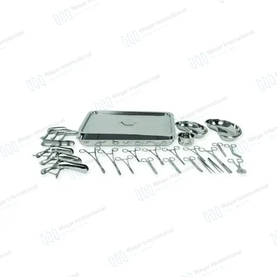 25-Piece Minor Delivery Set Stainless Steel Surgical