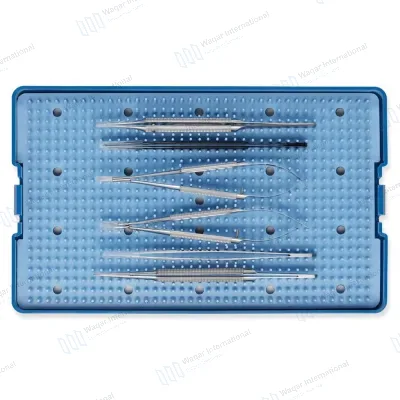 SI-CF-50220 Microsurgery Instrument Set Sterilization Case Silicone
