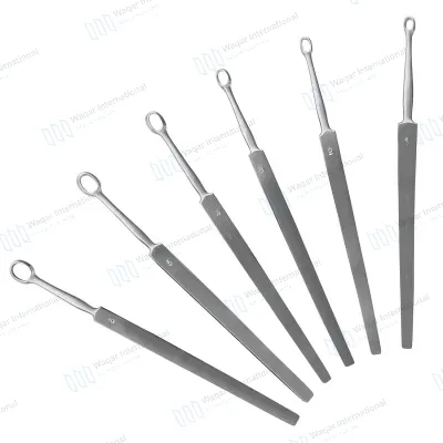 ENT Curettes 4-Piece Set Medical