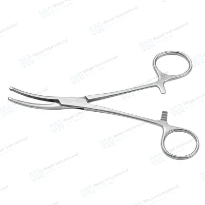 Curved Rochester Ochsner Steel Forceps Secure Tissue Holding