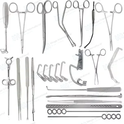 Steel Surgical Instrument Kits Tonsillectomy Adenoidectomy
