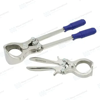 Reusable Veterinary Instrument 304 Stainless Steel Elastrator Clamp Handheld