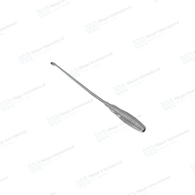 Single Ended Rectus Curette Buck Ear Straight Sharp