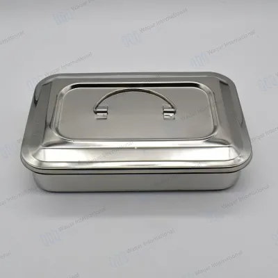 Stainless Steel Dental Instrument Tray Organizer for Clinic Hospital