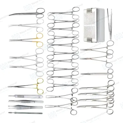 Stainless Steel Feline Spay Neuter Instrument Set for Cat