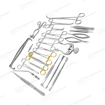 Stainless Steel Surgical Instrument Set Dialysis