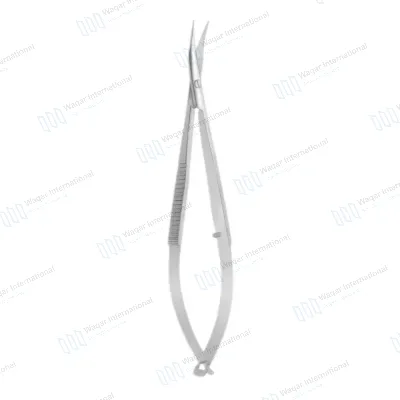 Steel Tenotomy Scissors with Fine Curved Blades for Eye