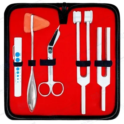 Tactical Black Diagnostic Kit Percussion Reflex Hammer C128/C512 Tuning
