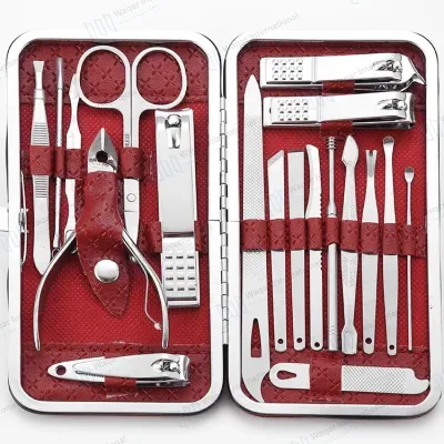 Stainless Steel Manicure Pedicure Set Customizable Packaging