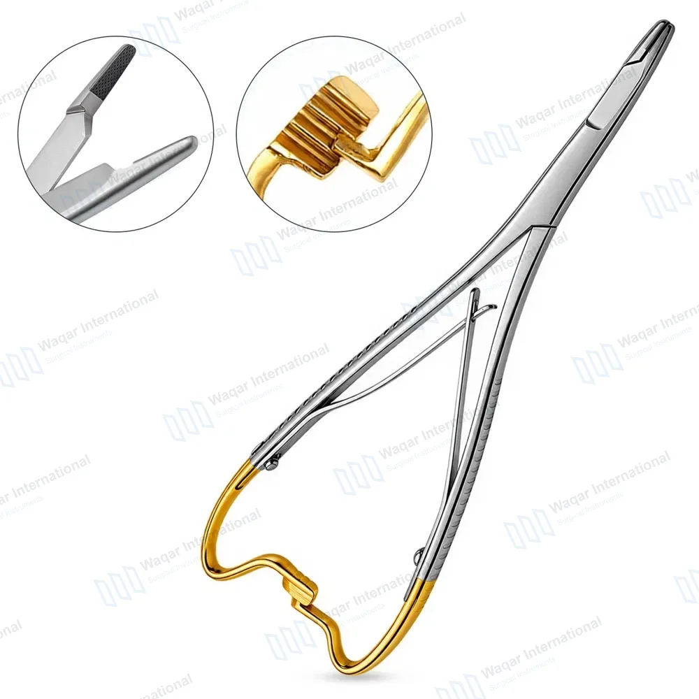 T/C Mathieu Olsen Hegar Needle Holder 6.5″