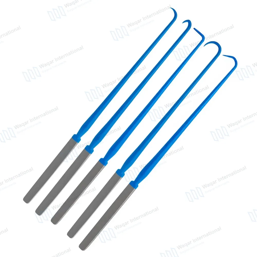 5 Pcs Emmett Uterine Tenaculum Hook Set – Blue Coated