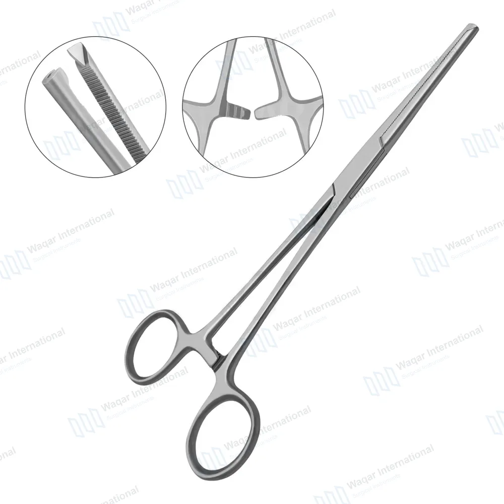 Rochester-Ochsner Forceps 7.25″ Straight 1×2 Teeth Serrated Jaws