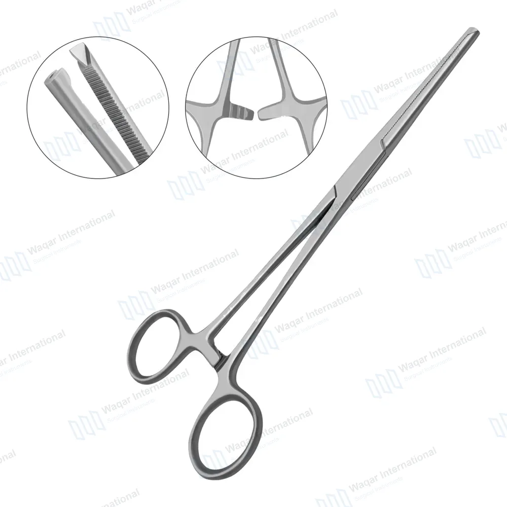 Rochester-Ochsner Forceps 6.25″ Straight 1×2 Teeth Serrated Jaws