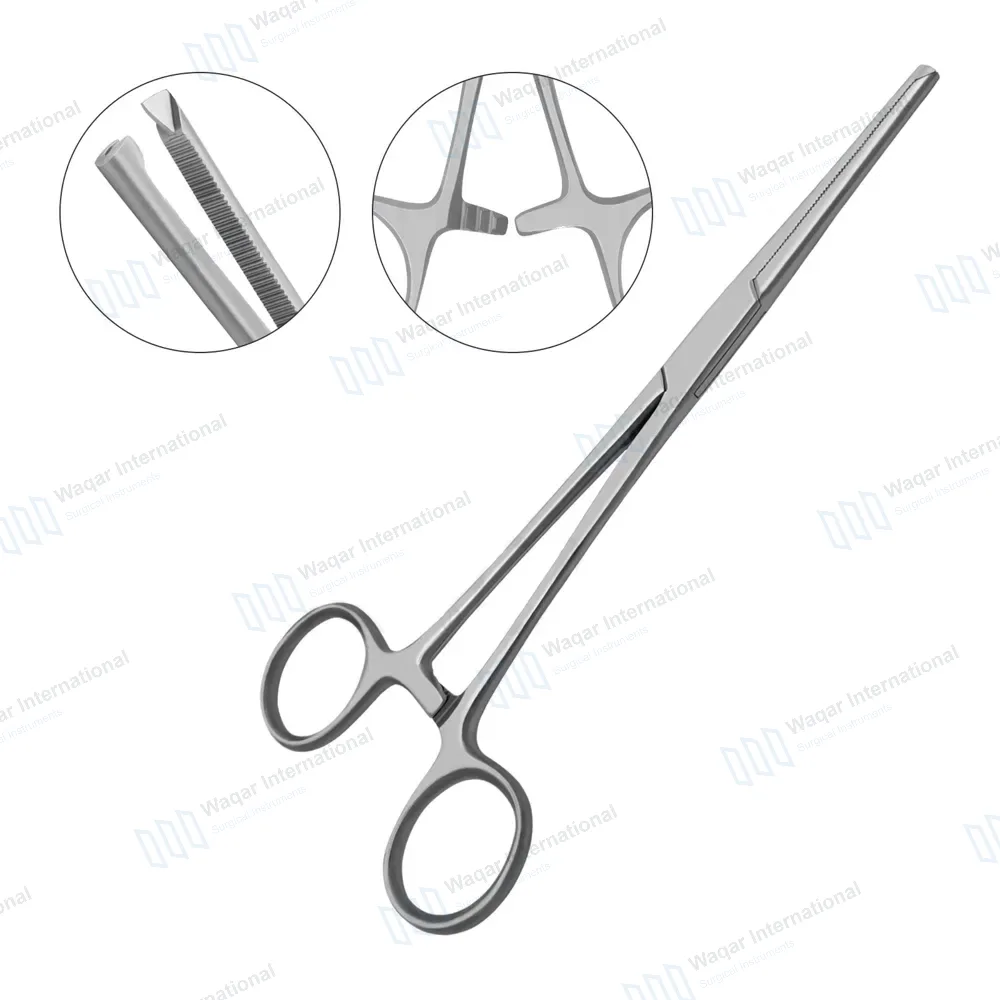 Rochester-Ochsner Forceps 5.5″ Straight 1×2 Teeth Serrated Jaws