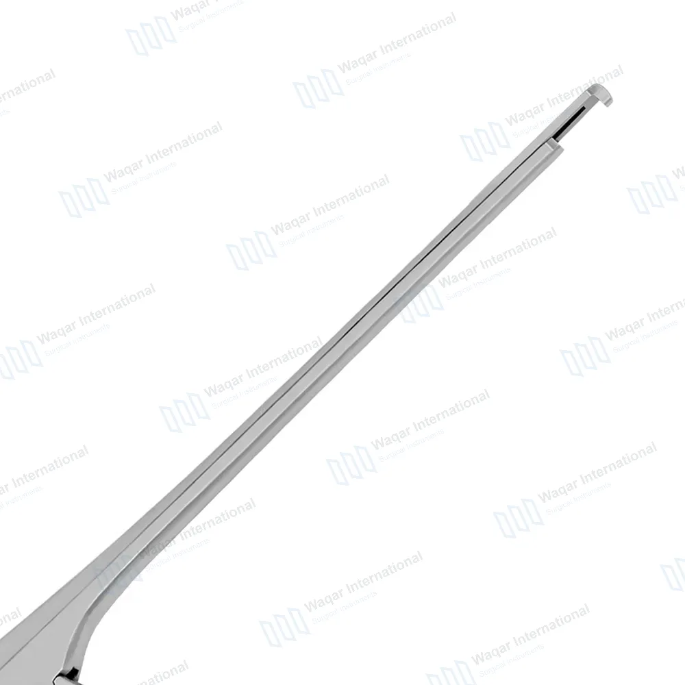 Kerrison Rongeur 7″ Shaft 90° Down Thin Footplate 1mm Bite – Gold