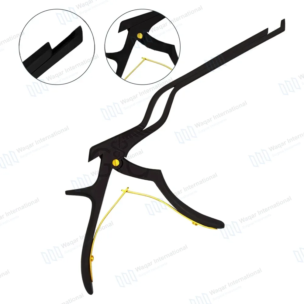 Bayonet Kerrison Rongeur 8″ (20.3cm) Black 45° Up 5mm Bite