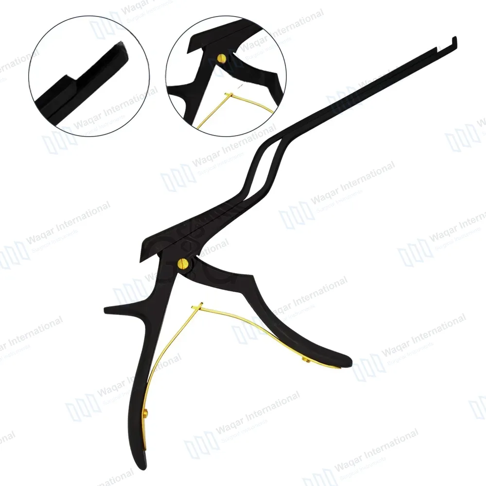 Bayonet Kerrison Rongeur 8″ (20.3cm) Black 45° Up 3mm Bite