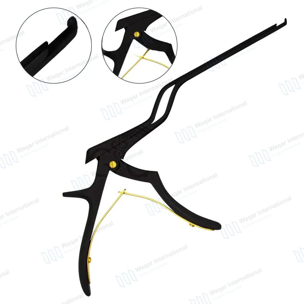 Bayonet Kerrison Rongeur 8″ (20.3cm) Black 45° Up 2mm Bite