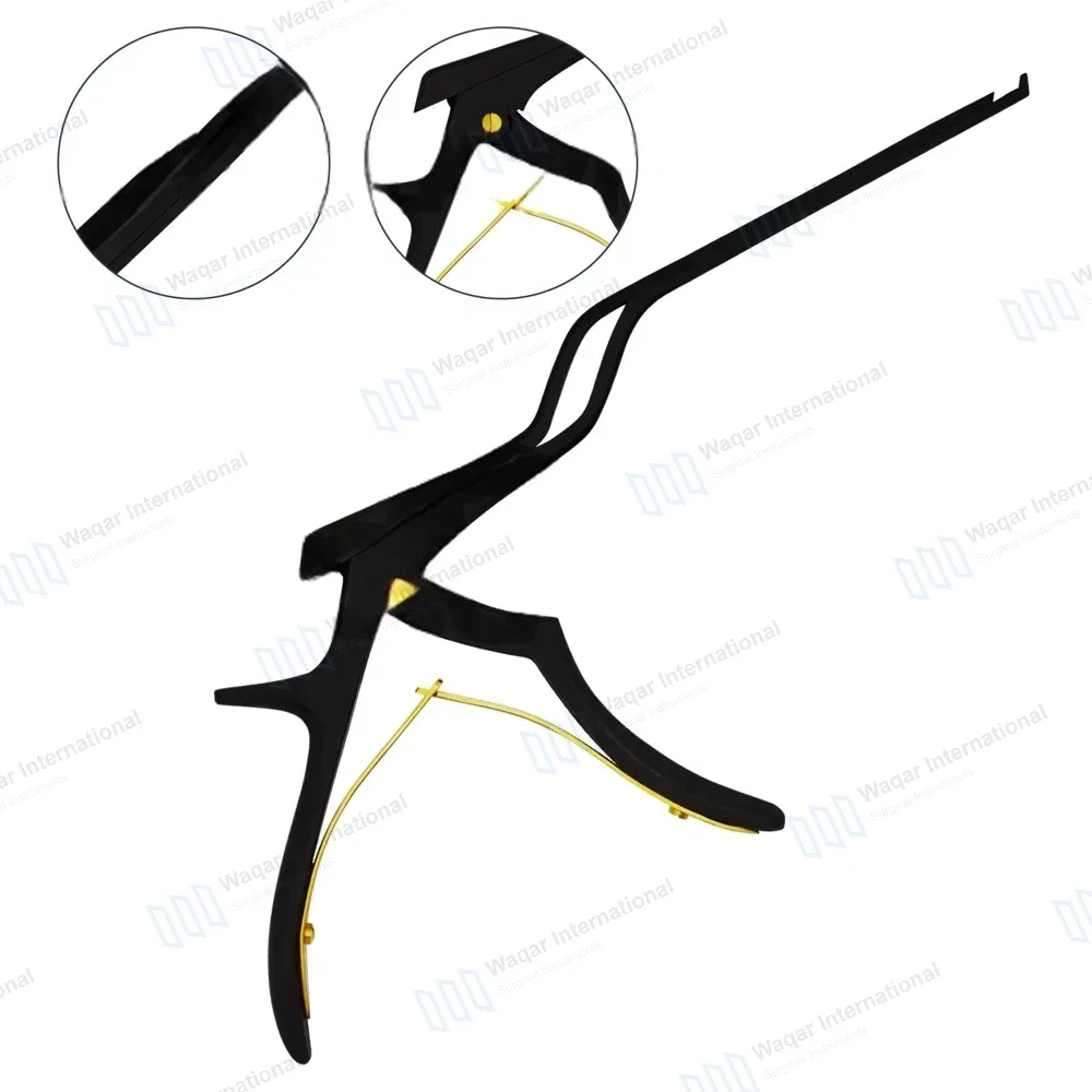 Bayonet Kerrison Rongeur 8″ (20.3cm) Black 45° Up 1mm Bite