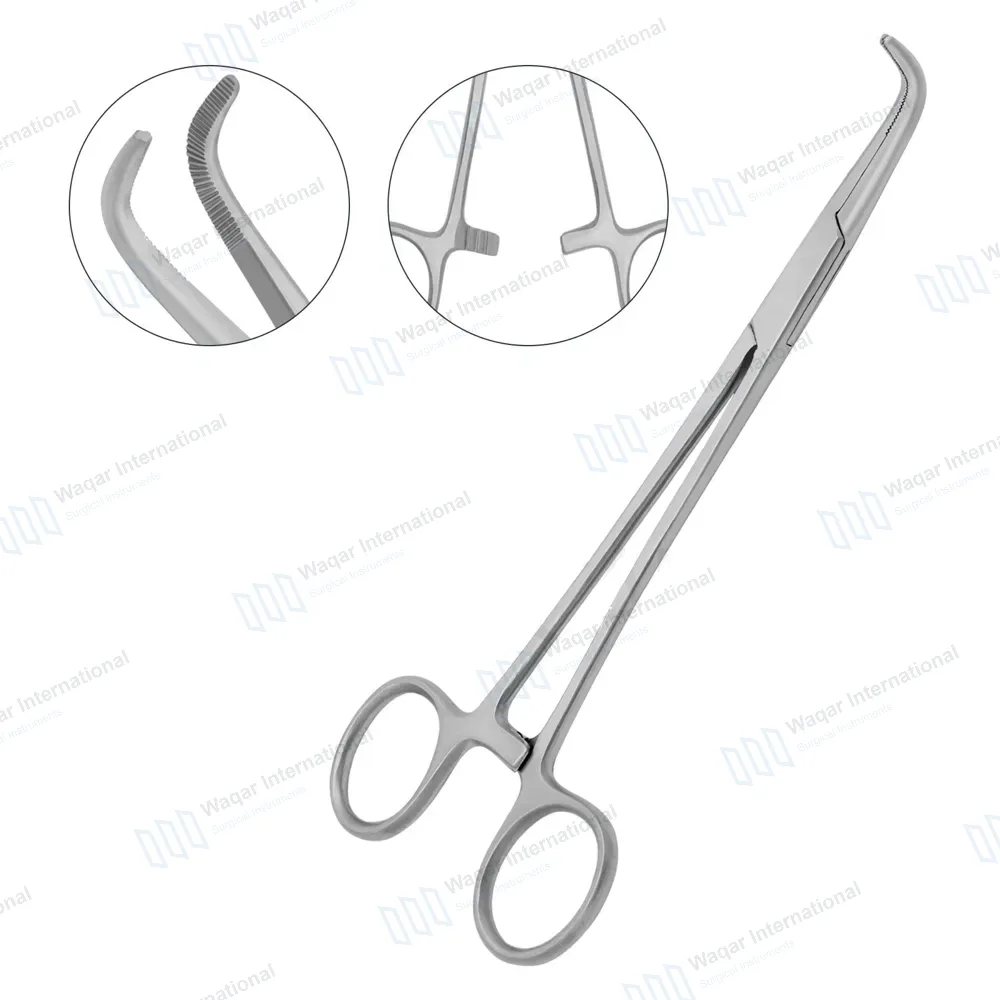 Mixter Forceps 7.25″ (18.4cm) Fully Curved Serrated Jaws