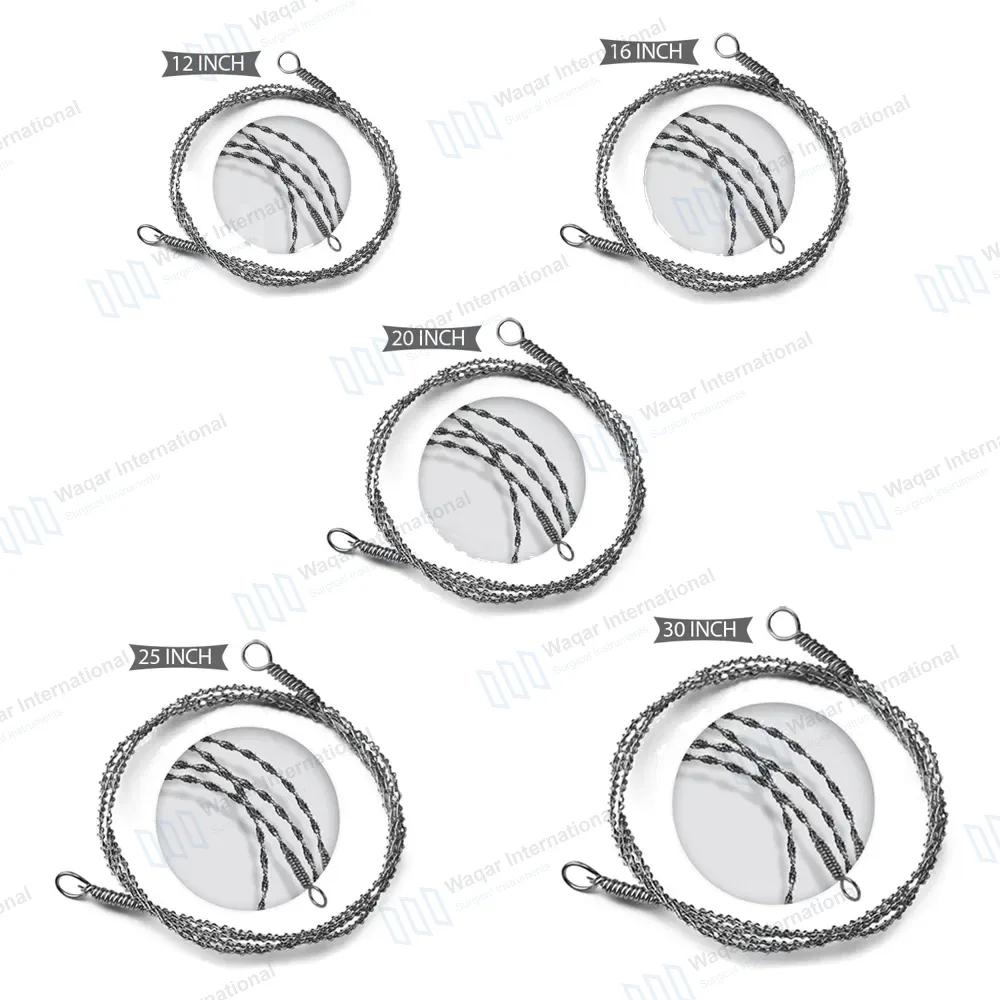 5 Pcs Gigli Saw Wire Set 12″, 16″, 20″, 25″ & 30″