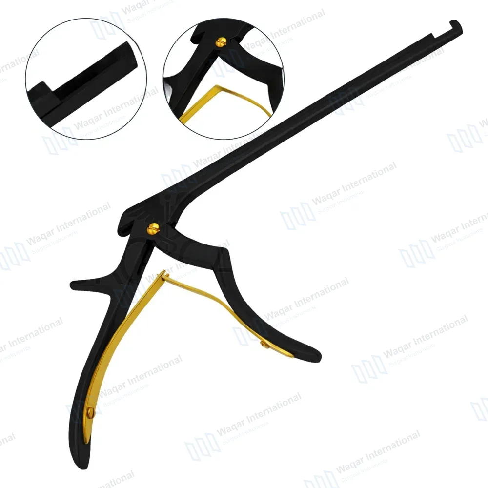 Kerrison Rongeur Black 7″ Shaft 90 Degree Up 4mm Bite