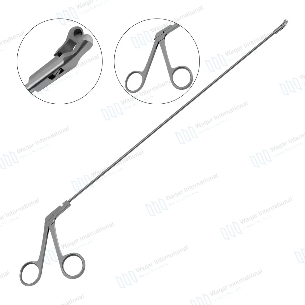 Jackson Endoscopic Forceps 24″ Angled Cup Jaw 4mm Bite