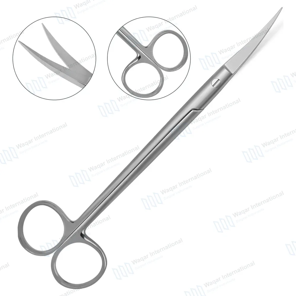 Kelly Scissors 7″ Curved Sharp Blades