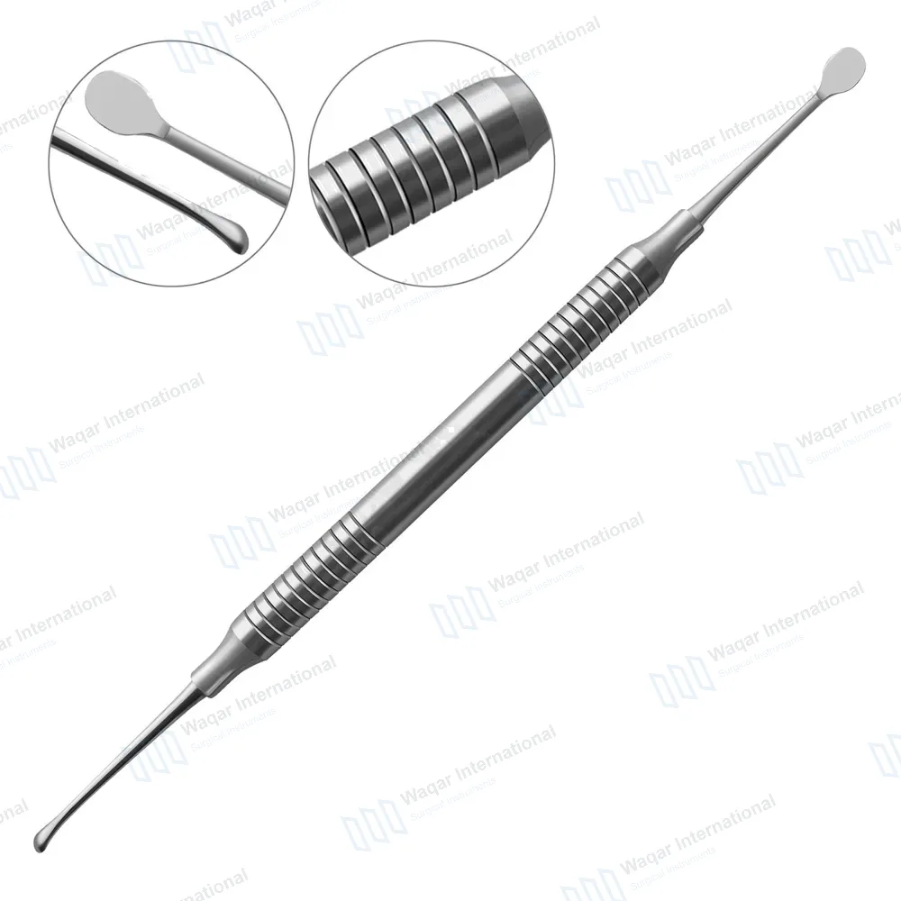 Molt Bone Curette #2/4 Double Ended Hollow Handle