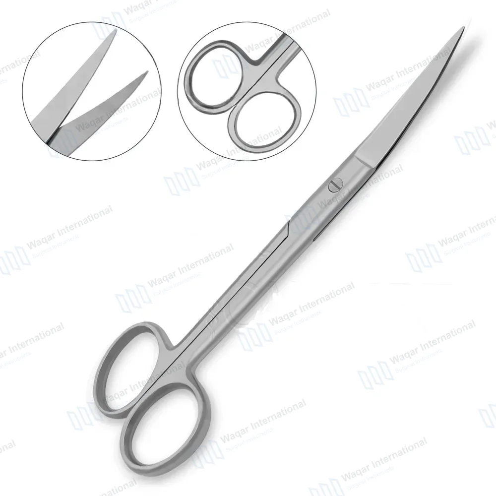 Operating Scissors 6.5″ Curved Sharp/Sharp Round Pattern