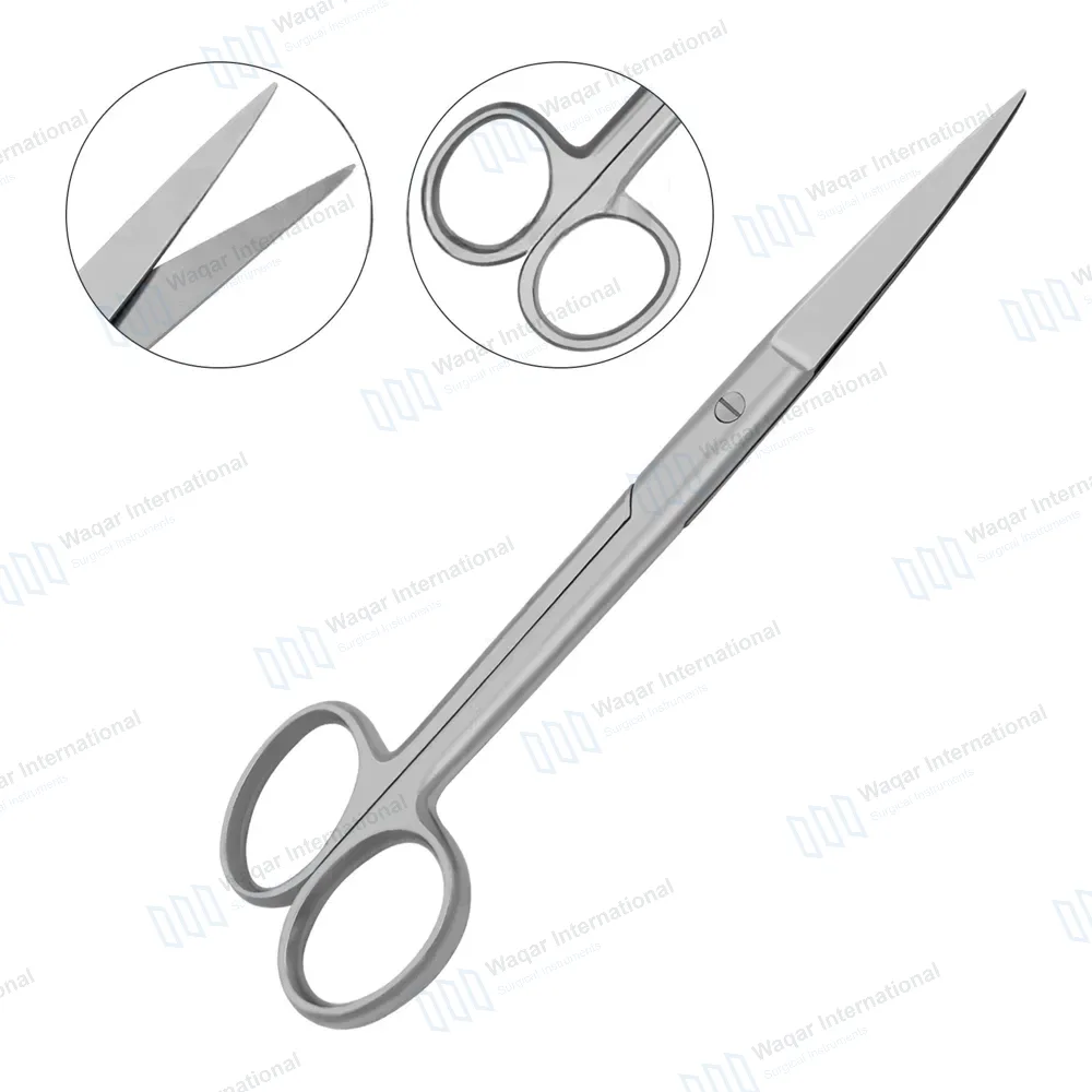 Operating Scissors 4.5″ Straight Sharp/Sharp Round Pattern