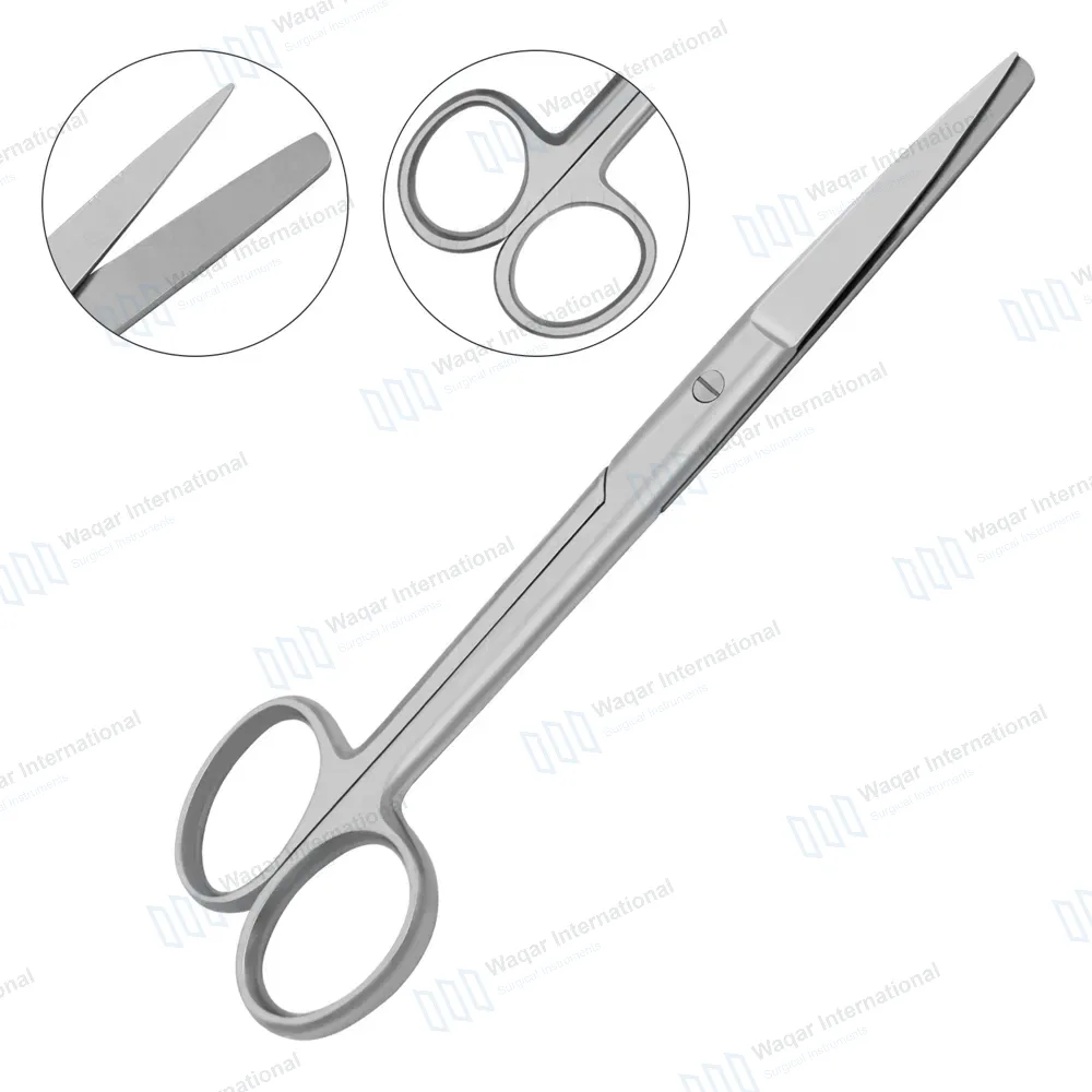 Operating Scissors 5.5″ Straight Sharp/Blunt Round Pattern