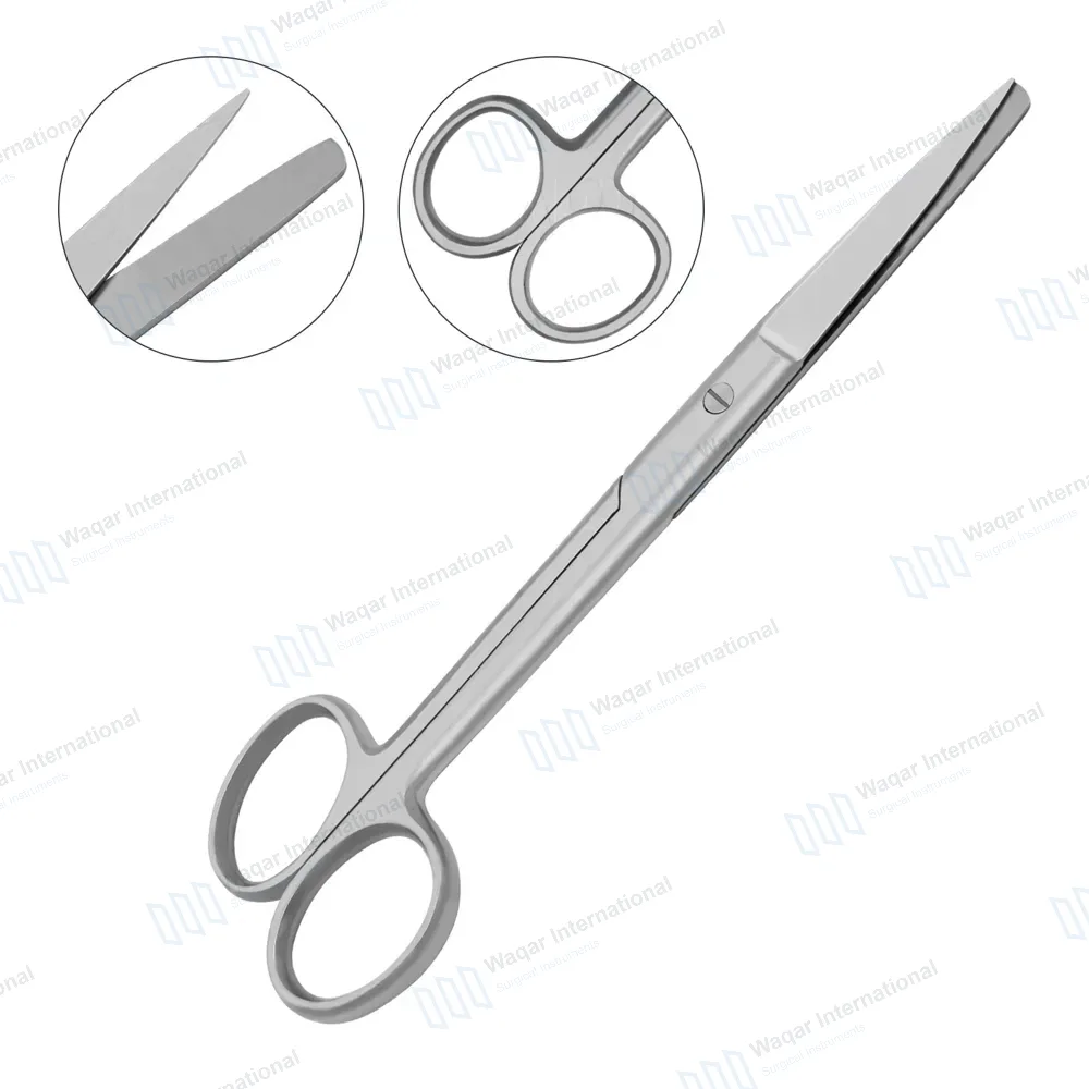 Operating Scissors 4.5″ Straight Sharp/Blunt Round Pattern