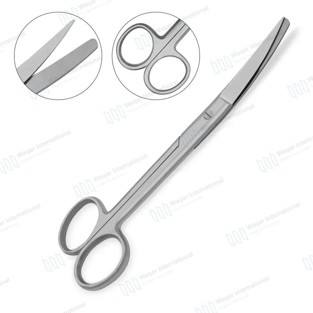 Operating Scissors 4.5″ Sharp/Blunt Curved Round Pattern
