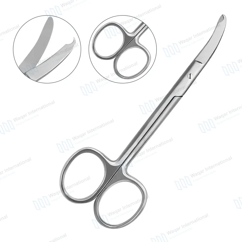 Northbent Stitch Scissor 4.5″ Curved Side-Wards Hook Tip