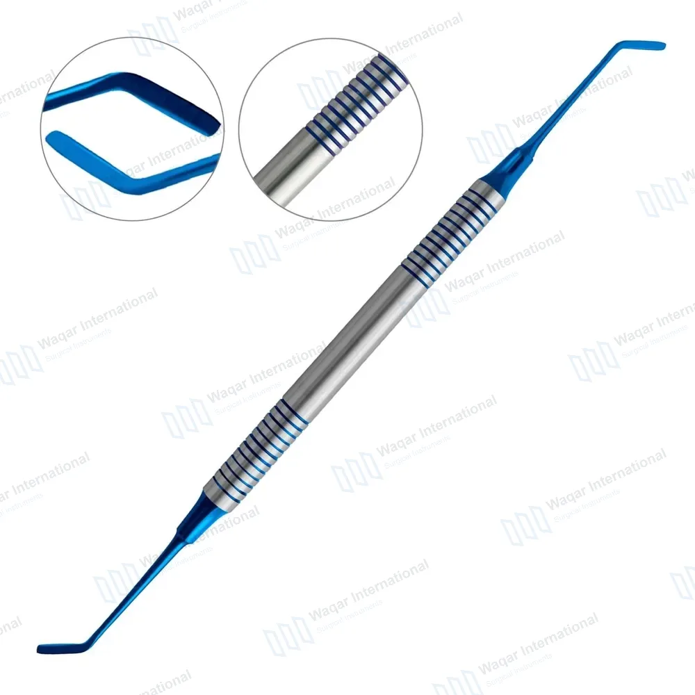 Plastic Filling #5 Blue Tips with Blue & Silver Hollow Handle