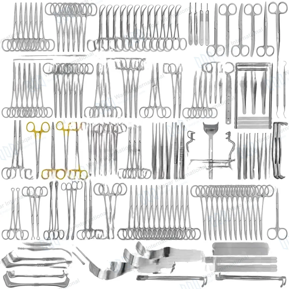 161 Pcs Major Basic Surgery Instruments Set