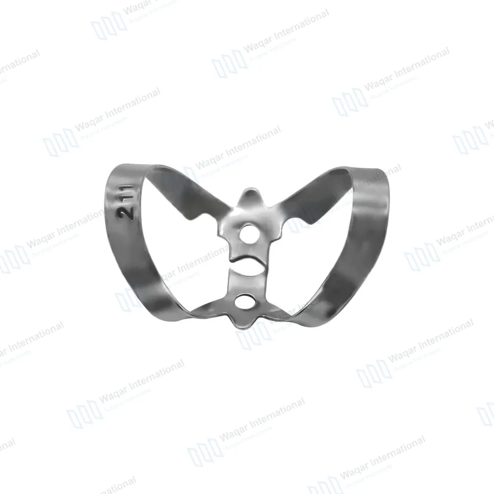 Endodontic Rubber Dam Clamp #211 for Adult Lower Anterior