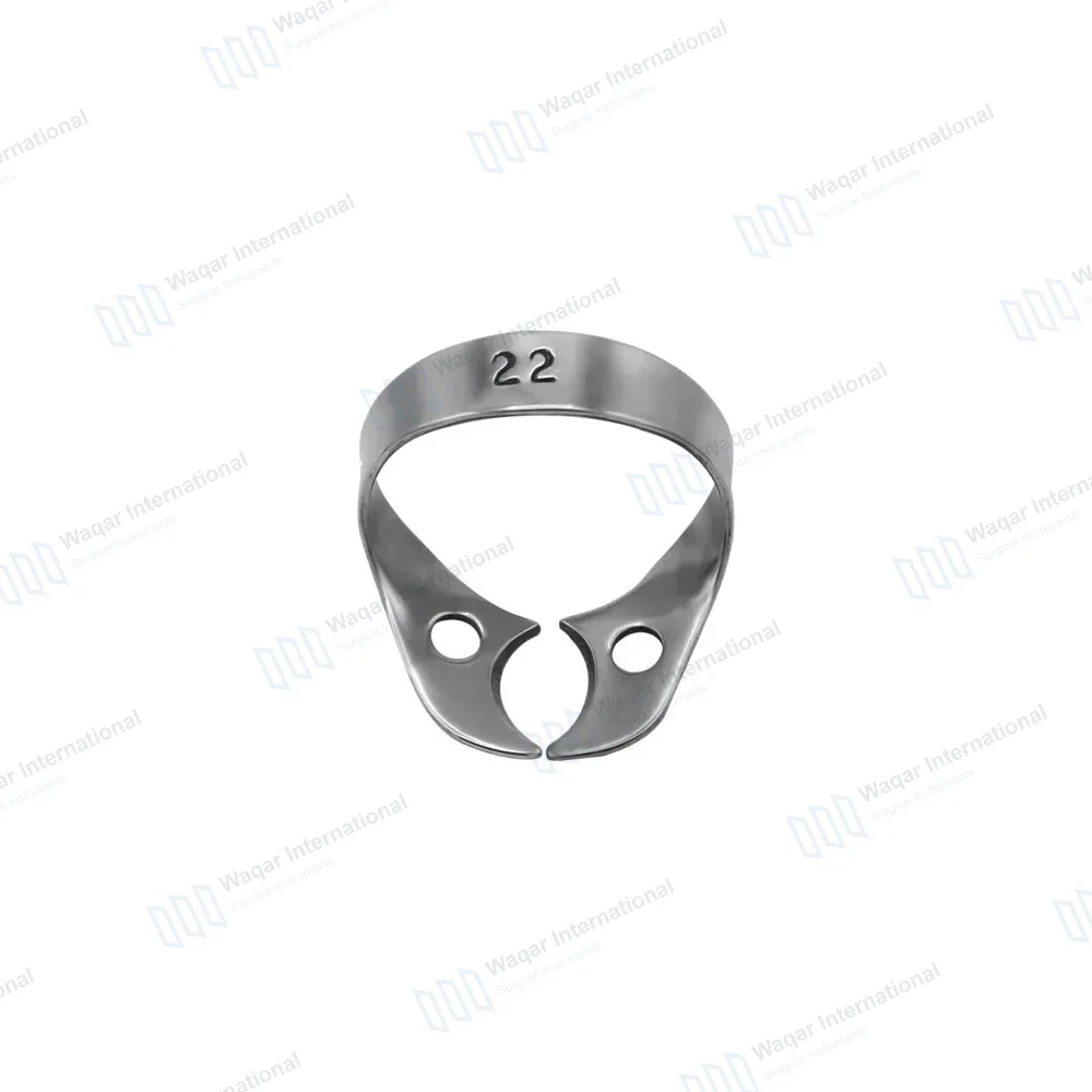Endodontic Rubber Dam Clamp #22 for Upper & Lower Bicuspids