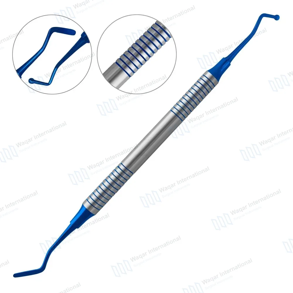 Composite Filling Instrument Flat Ball Burnisher 2.5mm-3mm Blue Tip