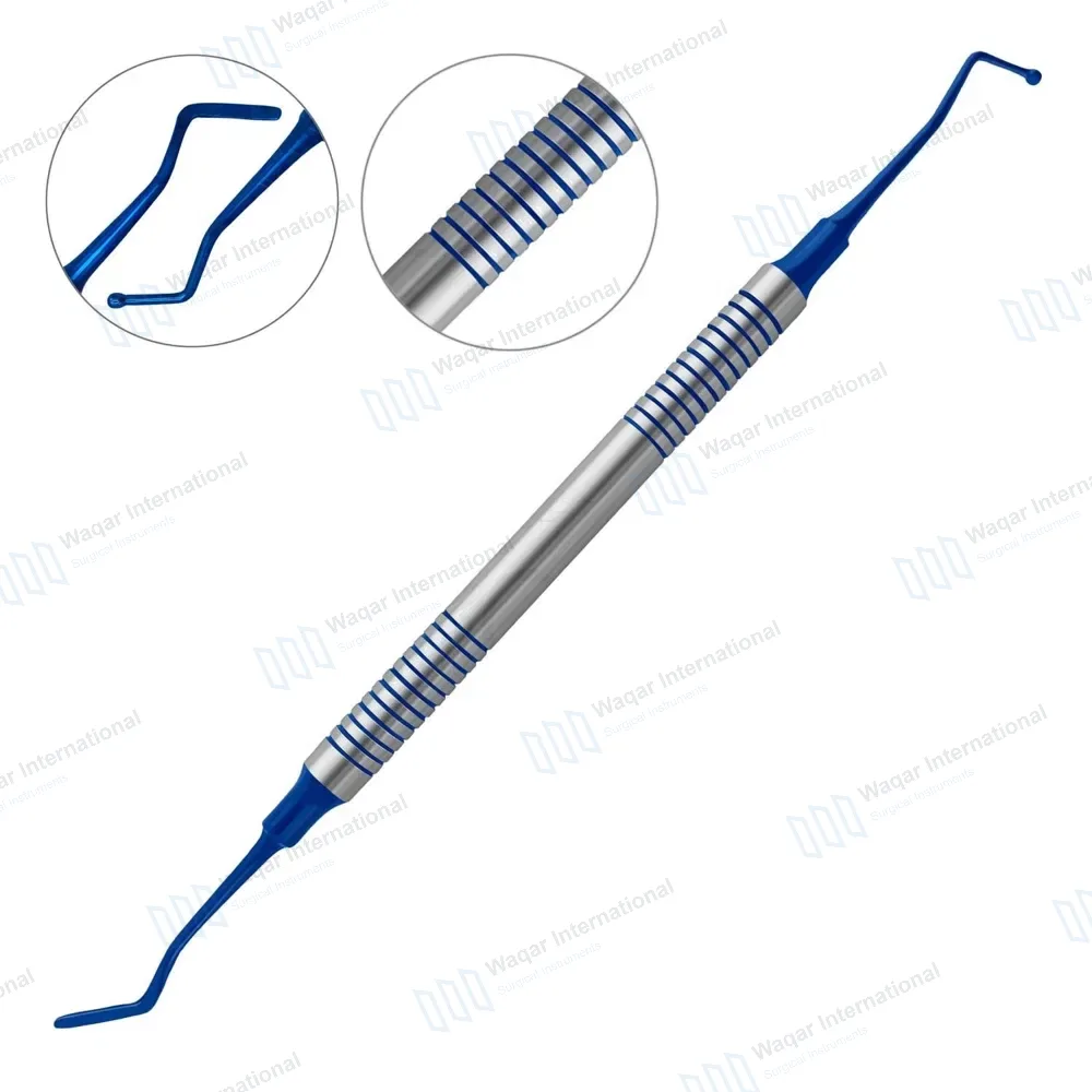 Composite Filling Instrument Flat Ball Burnisher 2mm-2.5mm Blue Tip