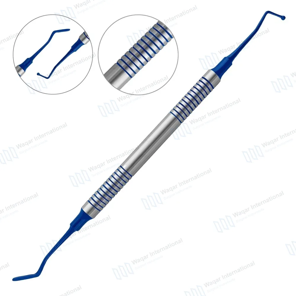 Composite Filling Instrument Flat Ball Burnisher 1.5mm-2mm Blue Tip