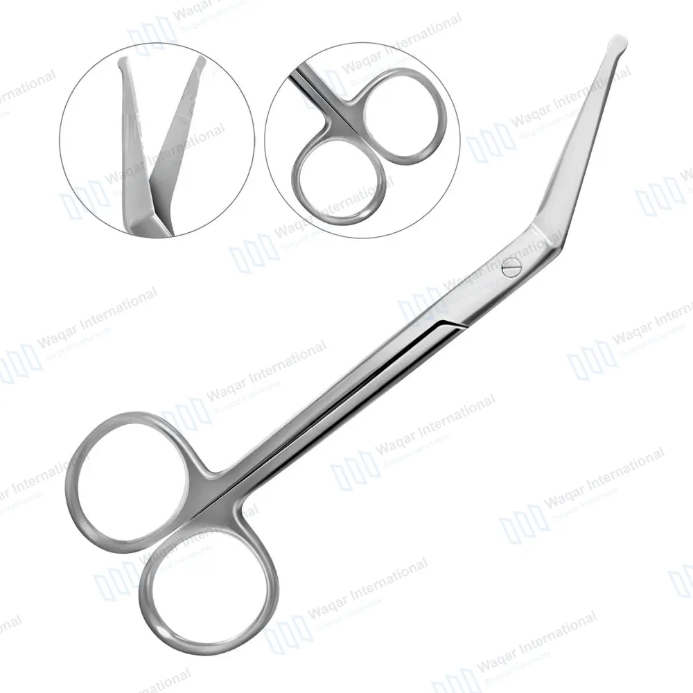 Angular Scissor 4.5″ with Safety Blunt Tips