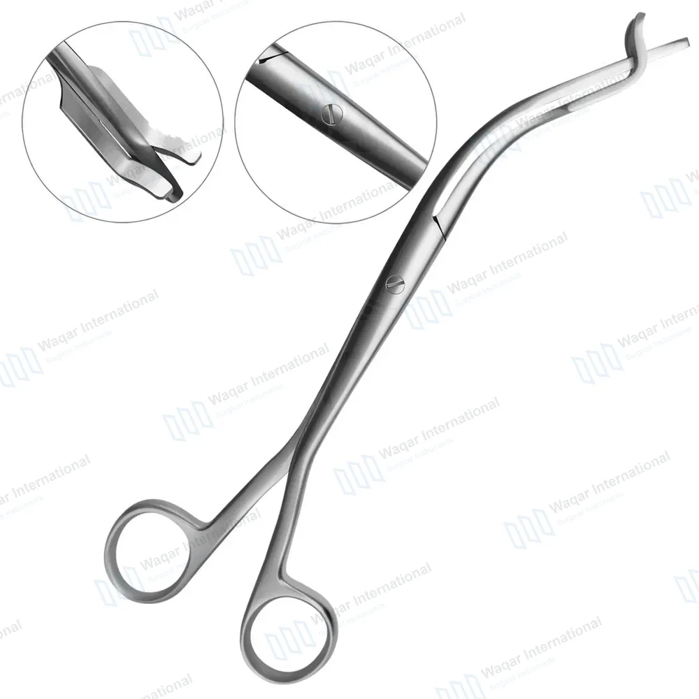 Three Prong Sterilizer Forceps 11″