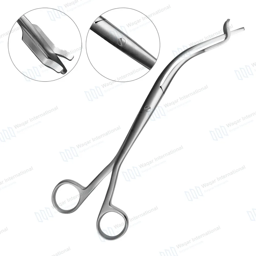 Three Prong Sterilizer Forceps 8″