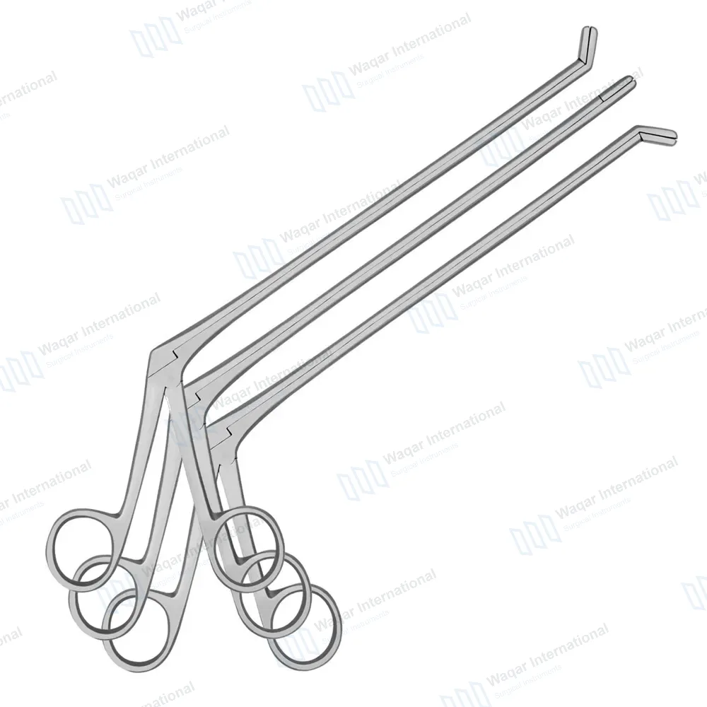 3 Pcs Cushing Rongeurs Set 8″ 4x10mm Straight, Upward and Downward Angled Jaws