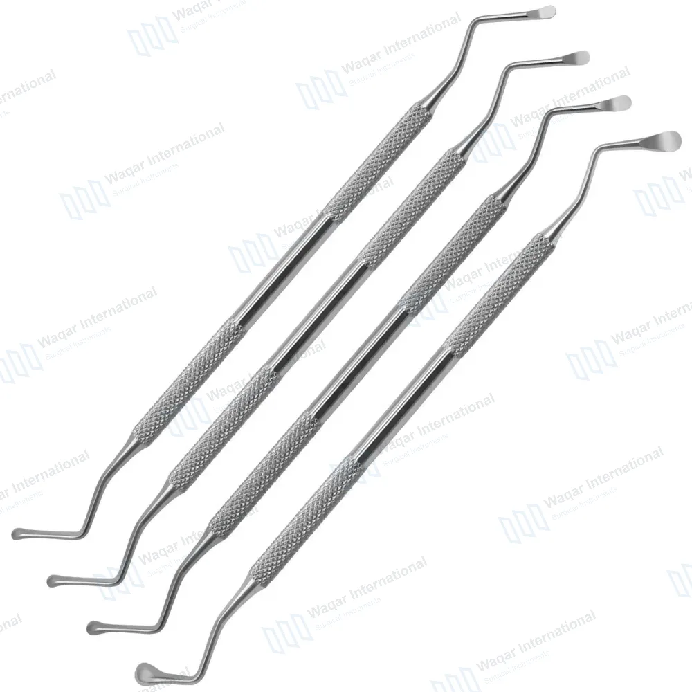 4 Lucas Bone Curette Set #85, #86, #87, #88 Double Ended