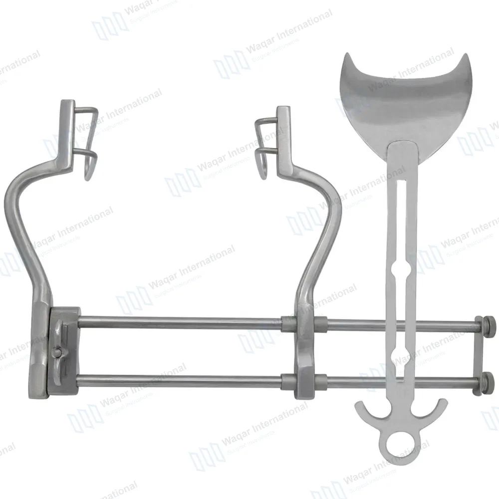 Balfour Retractor 14″ (35.7cm) Spread with Fenestrated Side Blades