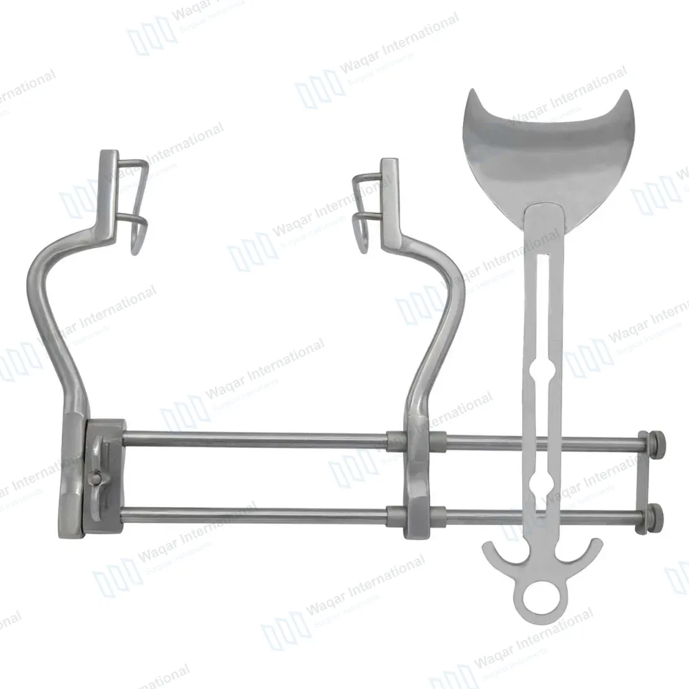 Balfour Retractor 12″ (30.5cm) Spread with Fenestrated Side Blades