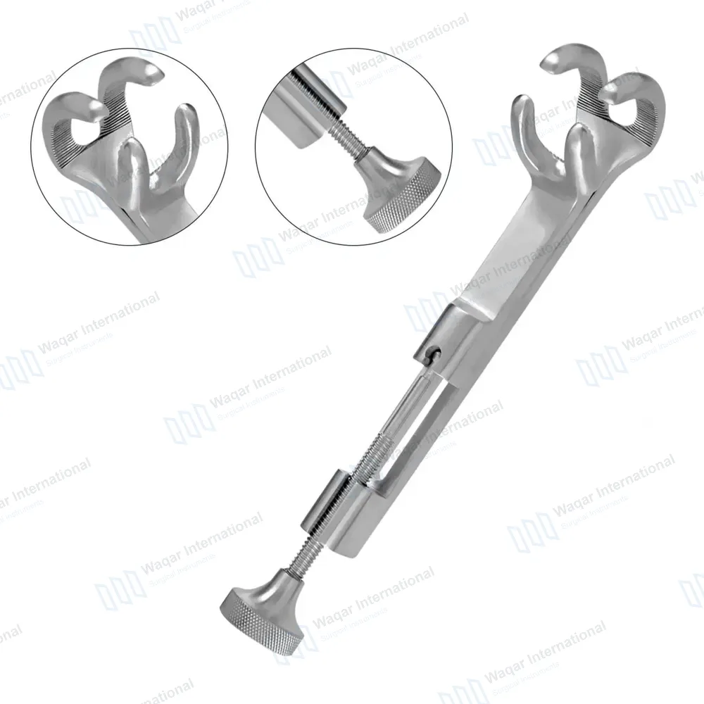 Lambert-Lowman Bone Clamp 7″ 2×2 Prong Jaws 1″ Wide